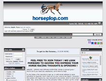 Tablet Screenshot of horseplop.com
